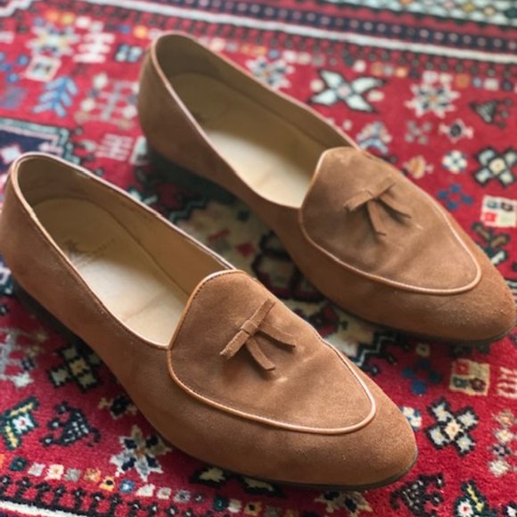 Alexander Kraft Monte Carlo handmade Belgian Loafers in Caramel Suede (42.5) main image 3